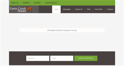 Desktop Screenshot of fawncreekhomes.com